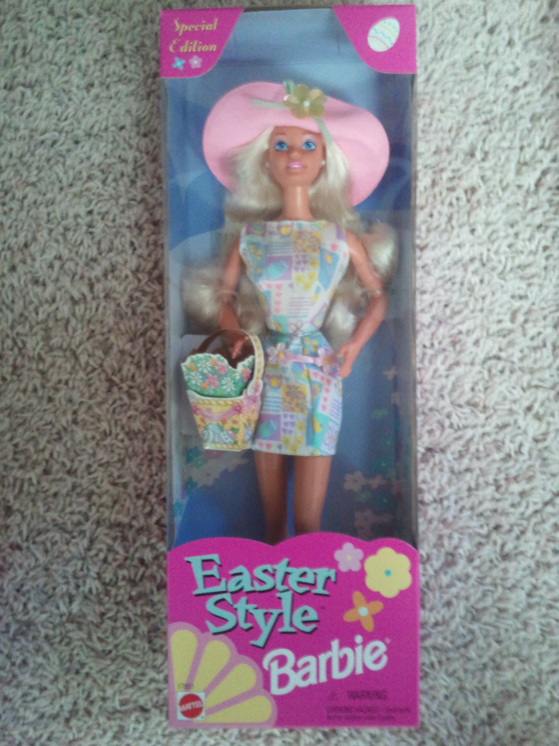 easter style barbie 1997